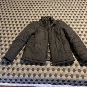 BLACK PUFFER COAT SIZE SMALL